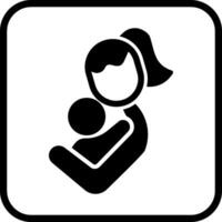 Mother and Child Icon Design vector