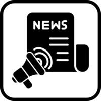 Newspaper Ad Icon Design vector