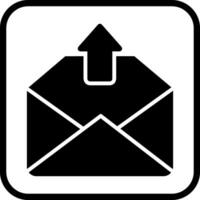 Outbox Icon Design vector