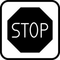 Stop Sign Icon Design vector