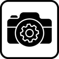 Camera Settings Icon Design vector