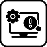 Troubleshooting Icon Design vector