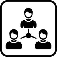 Employee Connection Icon Design vector