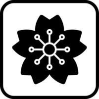 Cherry Blossom Icon Design vector