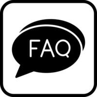 FAQ Section Icon Design vector