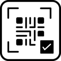QR Code Link Icon Design vector