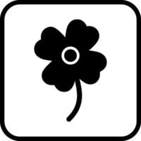 Four Leaf Clover Icon Design vector