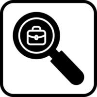 Job Hunting Icon Design vector