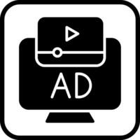 Ad Icon Design vector