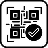 Barcode Verification Icon Design vector