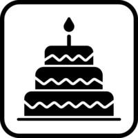 Cake Topper Icon Design vector