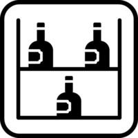 Wine Rack Icon Design vector