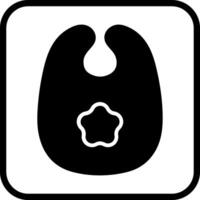 Cute Bibs Icon Design vector