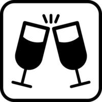 Wine Cheers Icon Design vector