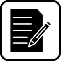 Article Writing Icon Design vector
