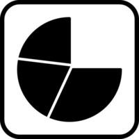 Pie Chart Icon Design vector