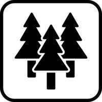 Evergreen Tree Icon Design vector