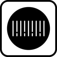 Barcode Sticker Icon Design vector