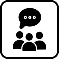 Group Chat Icon Design vector