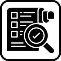 Profile Evaluation Icon Design vector