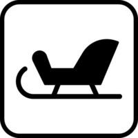 Sleigh Icon Design vector