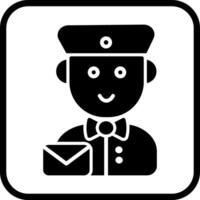 Mail Carrier Icon Design vector