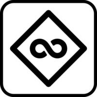 Infinity Sign Icon Design vector