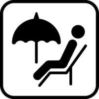 Relaxing Day Icon Design vector