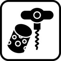 Wine Cork Icon Design vector