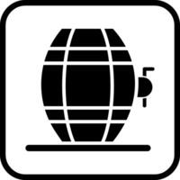 Wine Barrel Rack Icon Design vector