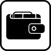 Wallet Icon Design vector