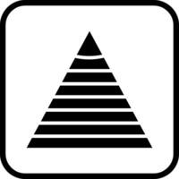 Pyramid Graph Icon Design vector