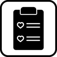 Wishlist Icon Design vector