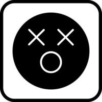 Dizzy Face Icon Design vector