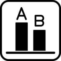 AB Testing Icon Design vector