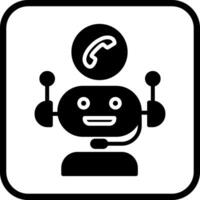 Assistance Chatbot Icon Design vector