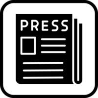 Press Release Icon Design vector