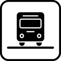 Oncoming Bus Icon Design vector