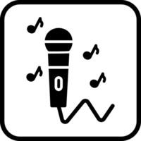 Karaoke Icon Design vector