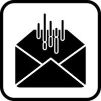 Mail Sorting Icon Design vector
