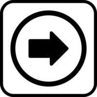 Right Arrow Icon Design vector