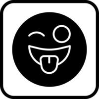 Zany Face Icon Design vector