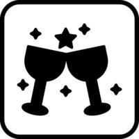 Wine Party Icon Design vector