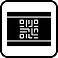 QR Code Business Card Icon Design vector