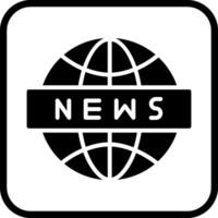 News Globe Icon Design vector