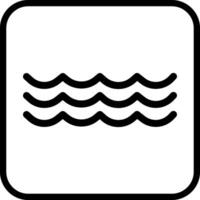 Water Wave Icon Design vector