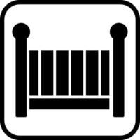 Nursery Cots Icon Design vector