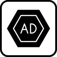 Ad Blocker Icon Design vector