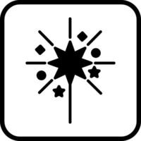 Sparklers Icon Design vector