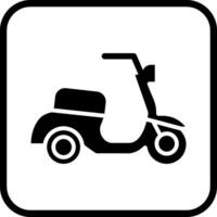 Motor Scooter Icon Design vector